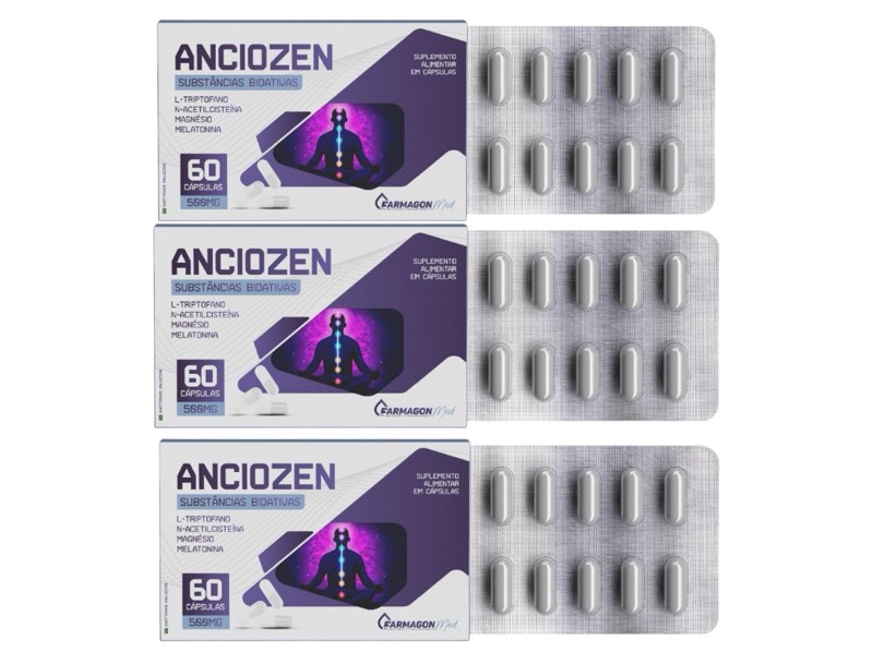3 Anciozen 60 cápsulas