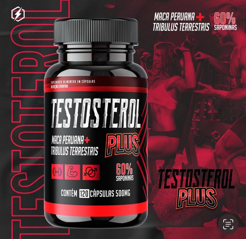 Testosterol Trib. + maca 120 cápsula