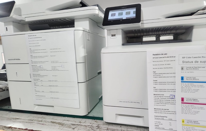 Lote HP Mono e Color