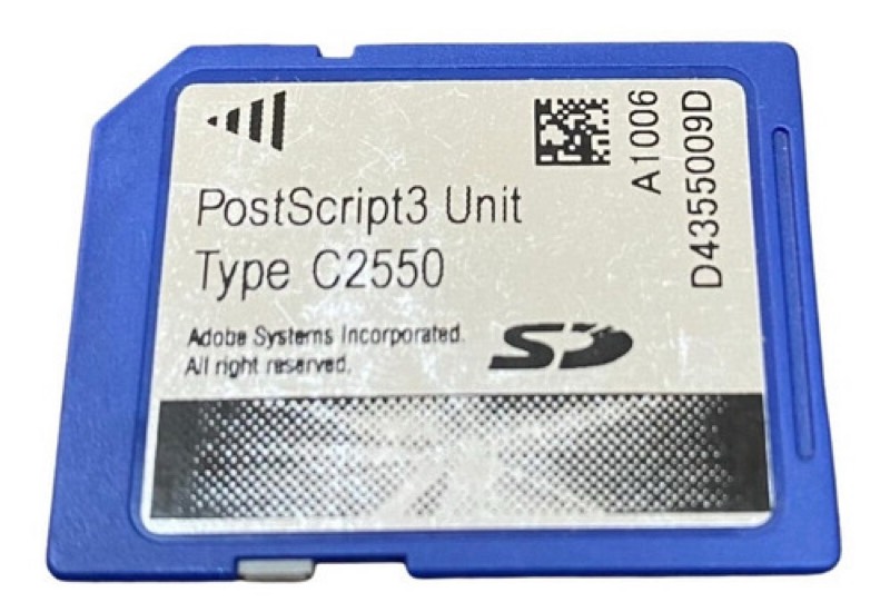 Cartao Postscript Ricoh Mp C2050 C2550 Seminovo (Usado)