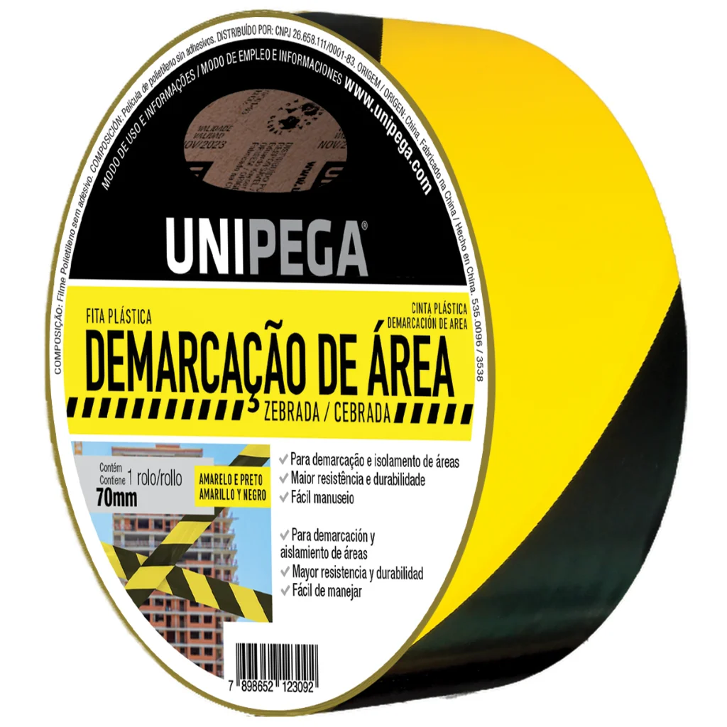 Fita Demarcação Área  ZB PT/AM  70MM X 200M Unipega
