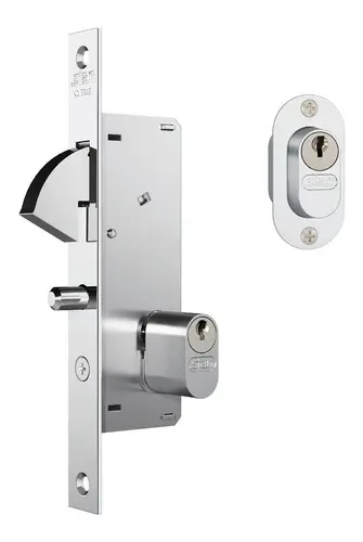 Fechadura 940 Porta Correr Espelho Inox Stam