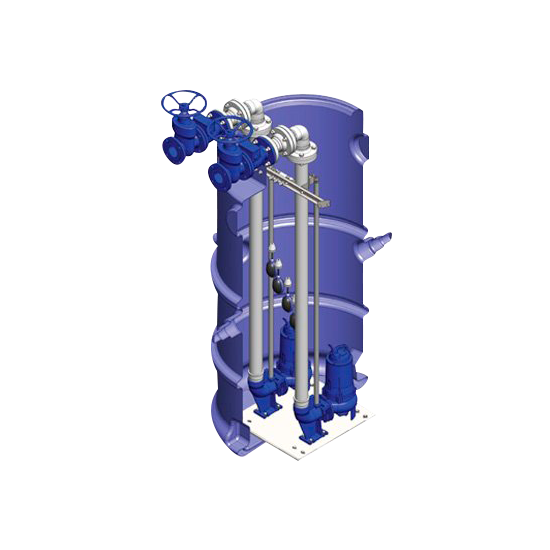ESTACAO ELEVATORIA COMPACTA DE BOMBEAMENTO DE ESGOTO CAPACIDADE 2000 LITROS