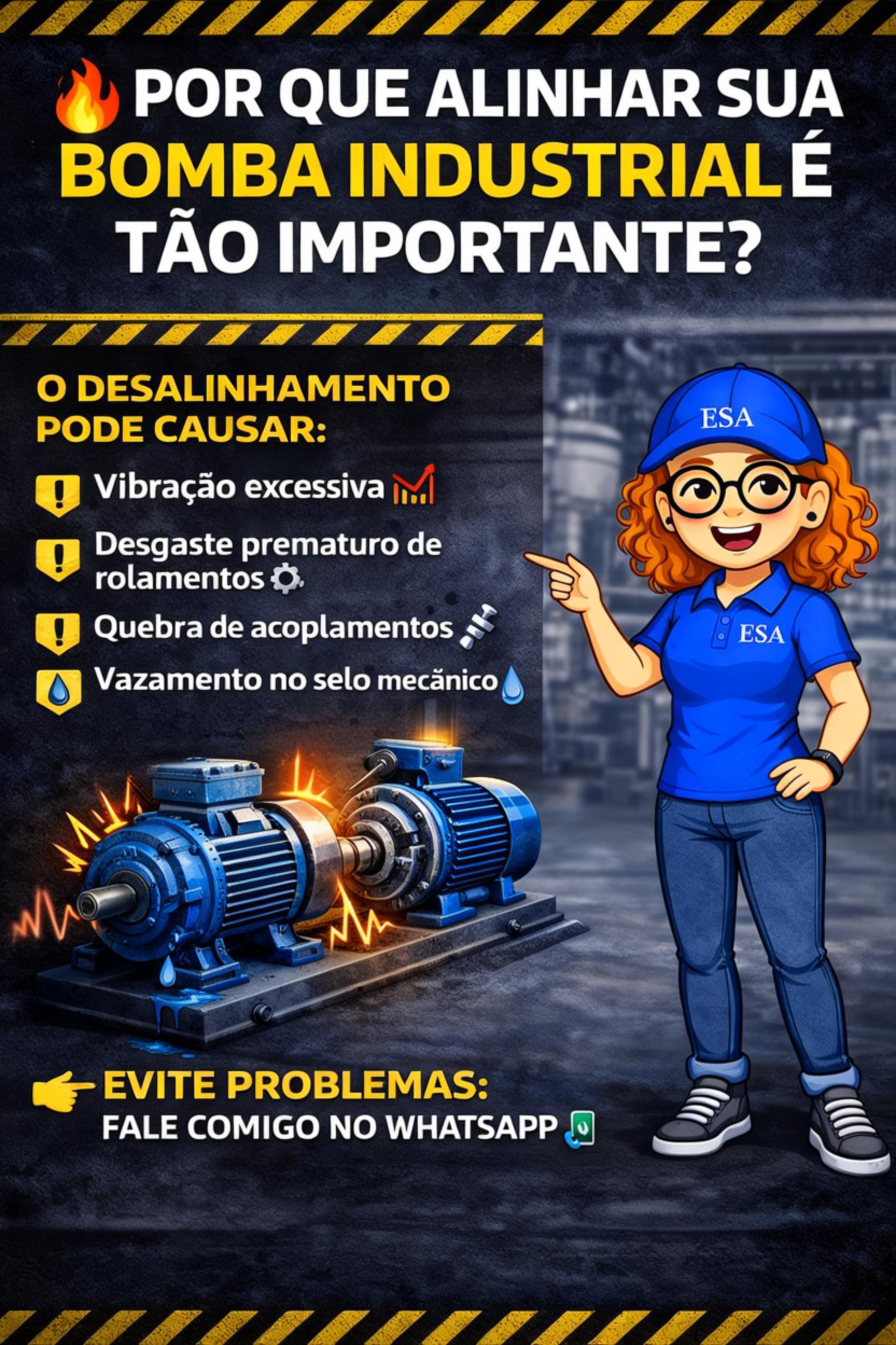 IMPORTANCIA DO ALINHAMENTO EM BOMBAS INDUSTRIAIS