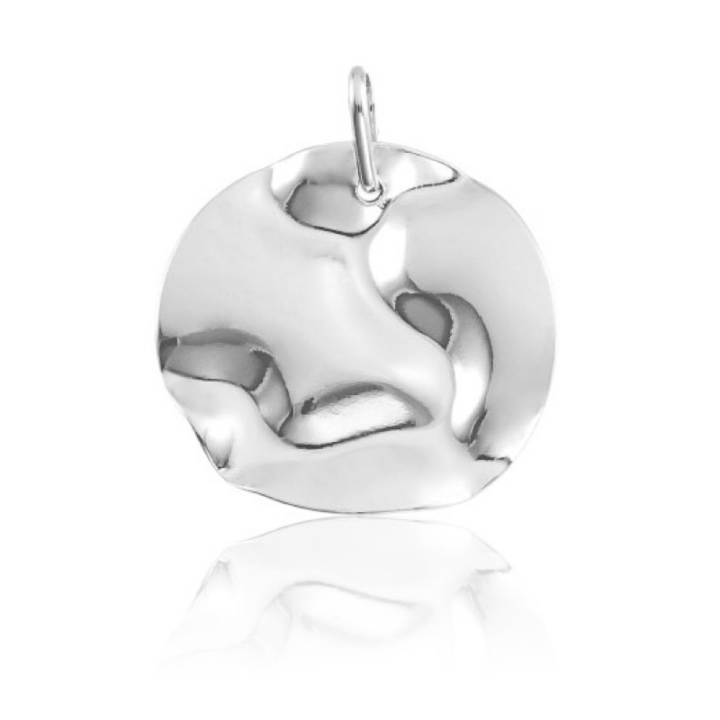 Pingente Medalha Amassada