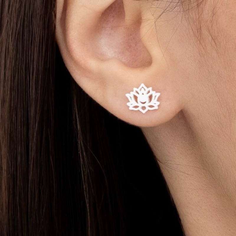 Brinco Flor de Lótus