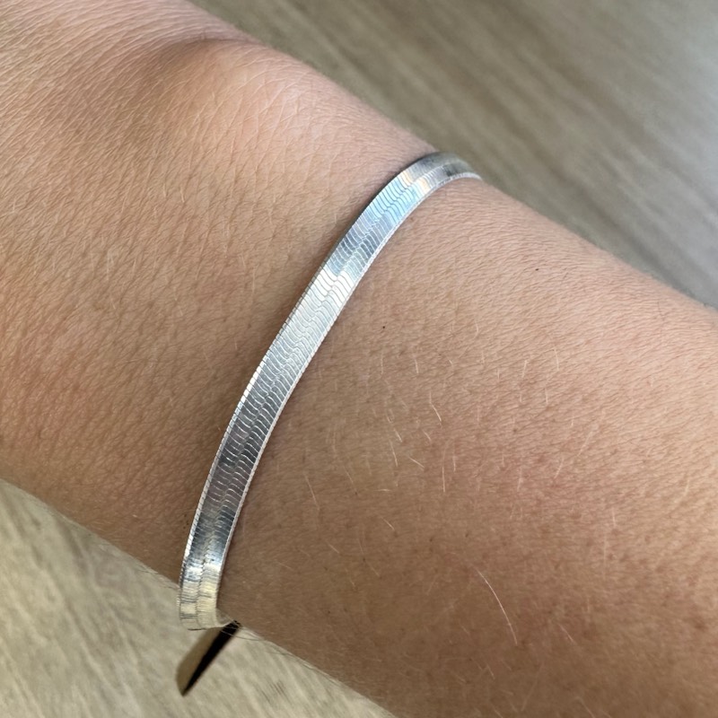 Pulseira Fita Laminada
