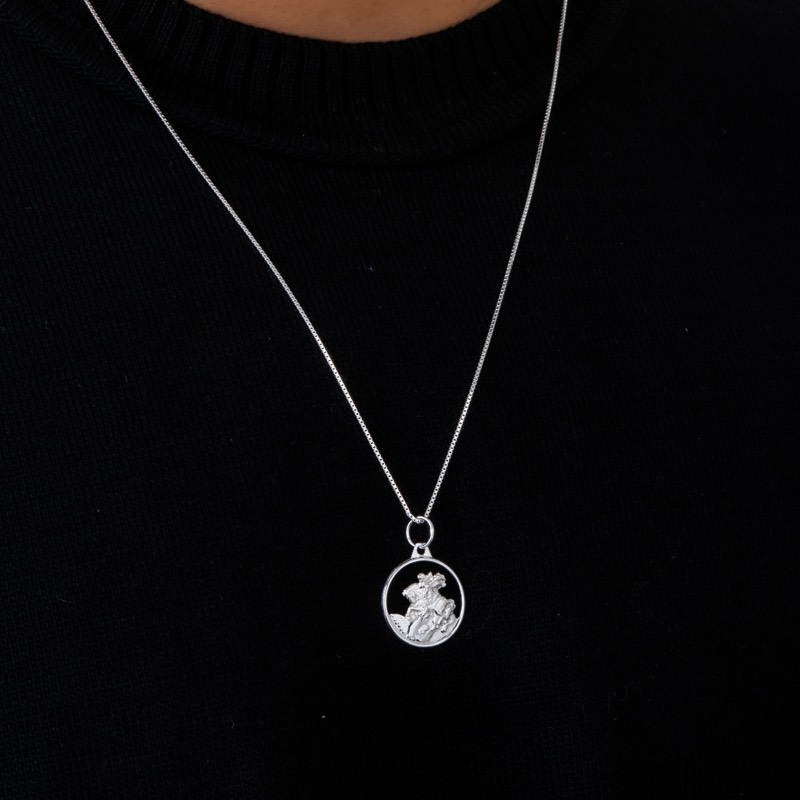 Pingente Medalha São Jorge