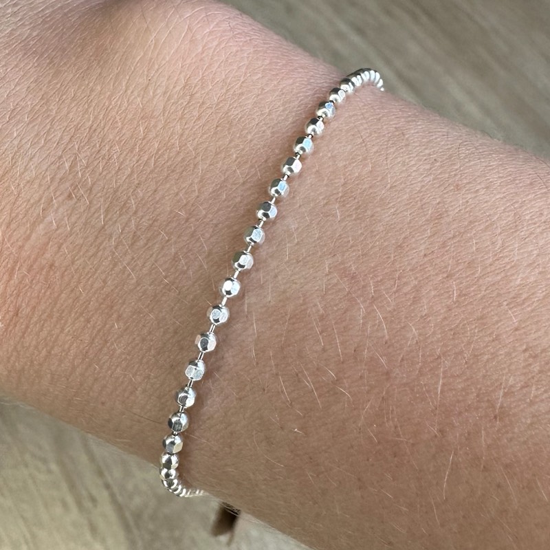 Pulseira Bolinhas Espelhadas