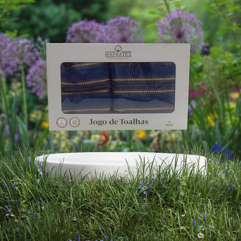 Jogo Toalha 5pçs 100% Algodão - 2 banho + 2 rosto + 1 piso premium