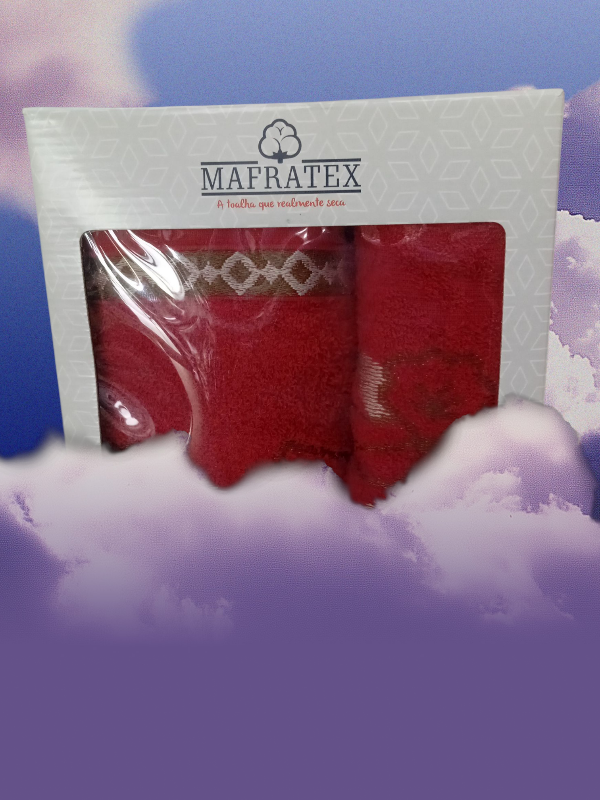 Jogo Toalha 2pçs 100% Algodão - Hortência