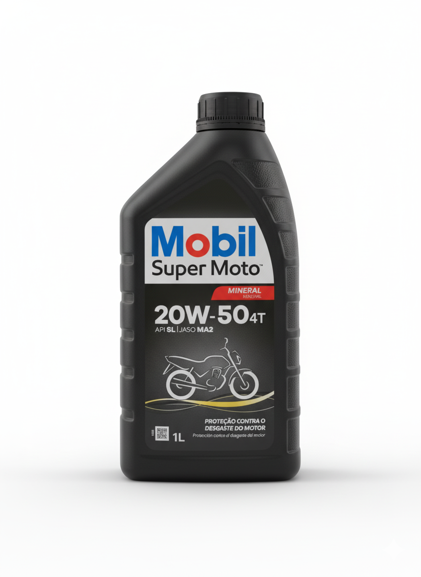 Oleo de Moto Mobil Super Moto 20w50 Mineral 4t 