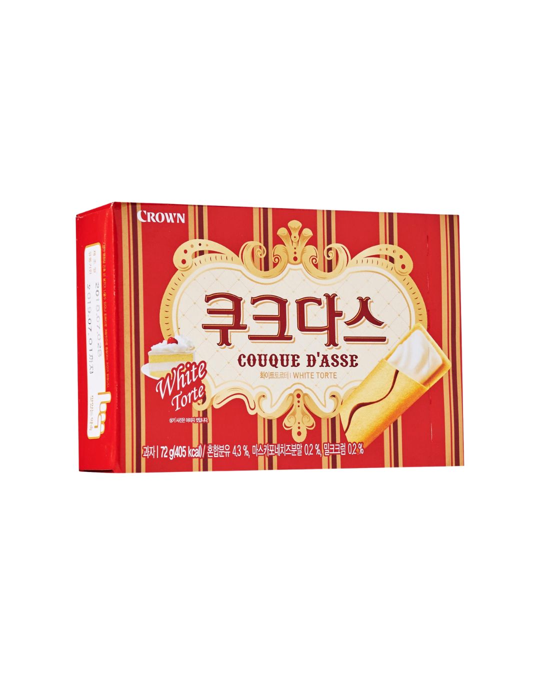 Biscoito Couque D'ass Torta Branca 128g