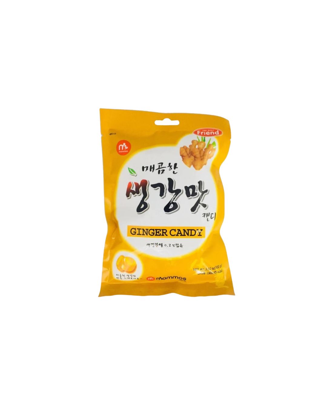 Bala Mammos Gengibre 80g