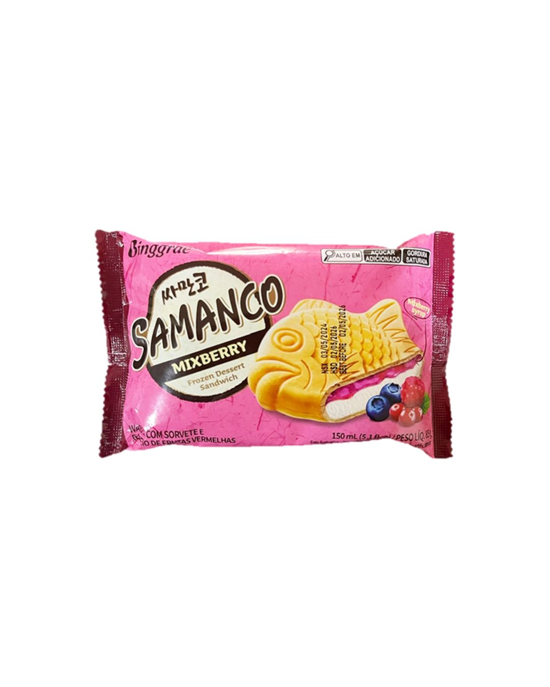 Sorvete Samanco MixBerry 84g