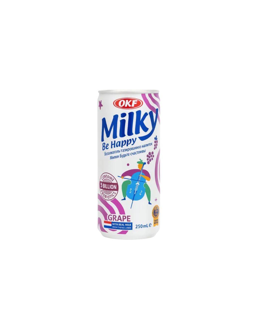 Refresco Milky OKF Uva 250ml