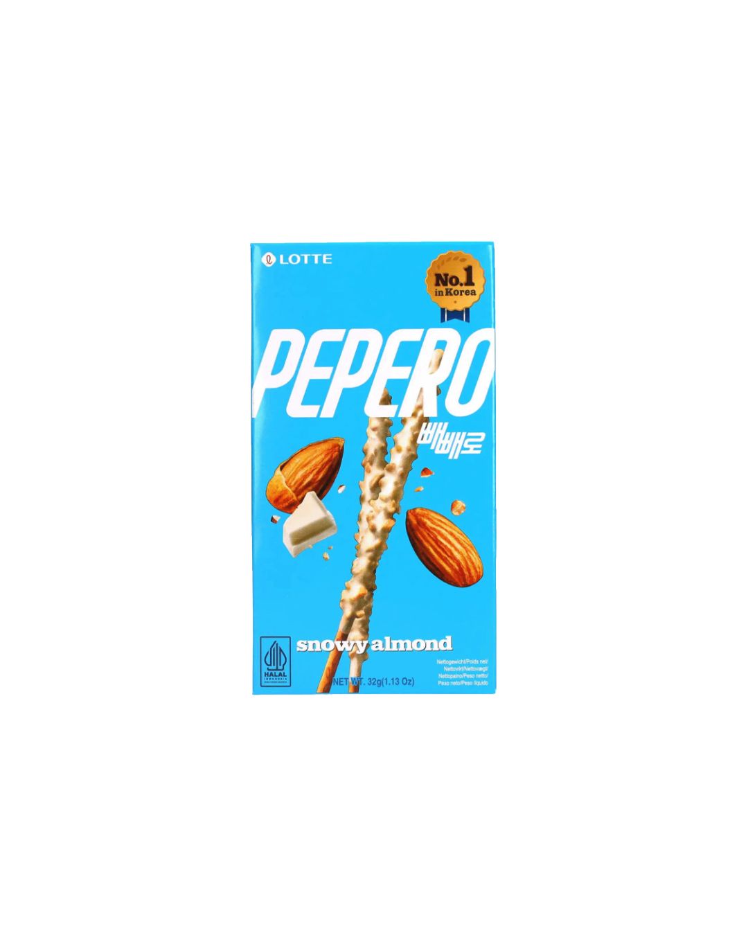Pepero Snowy Almond 32g