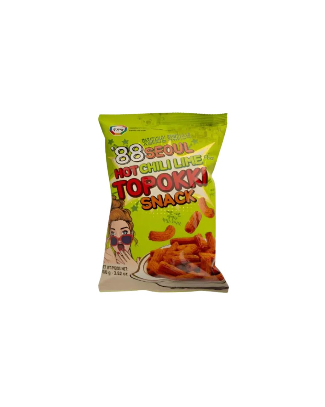 Salgadinho de Topokki Chili Lime 100g