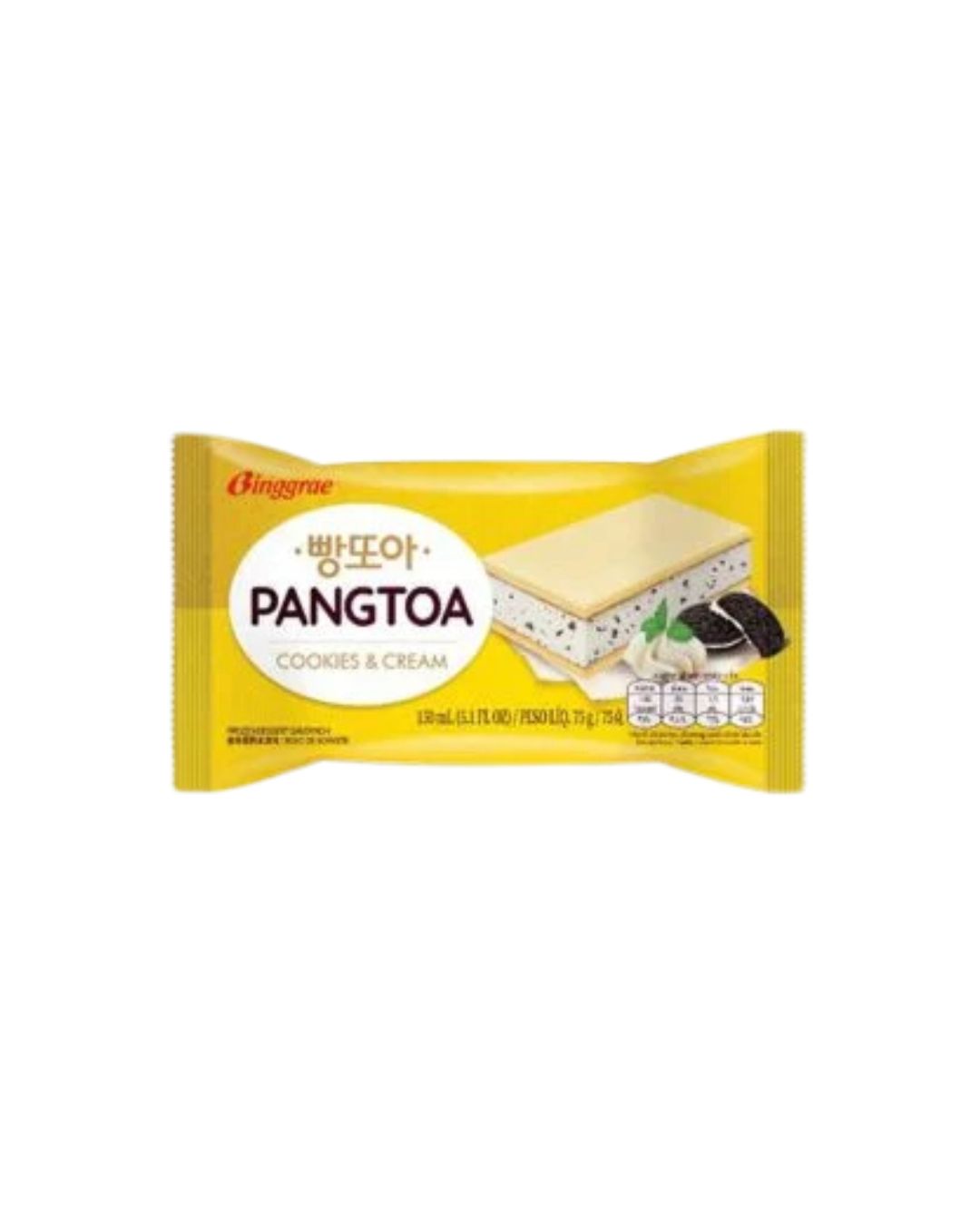 Sorvete Pangtoa Bolo Cookies & Cream 150g