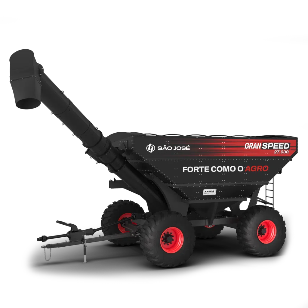Carreta Graneleira Gran Speed 27000 - Pneus 23.1x26, lona fácil e redutor de rotação