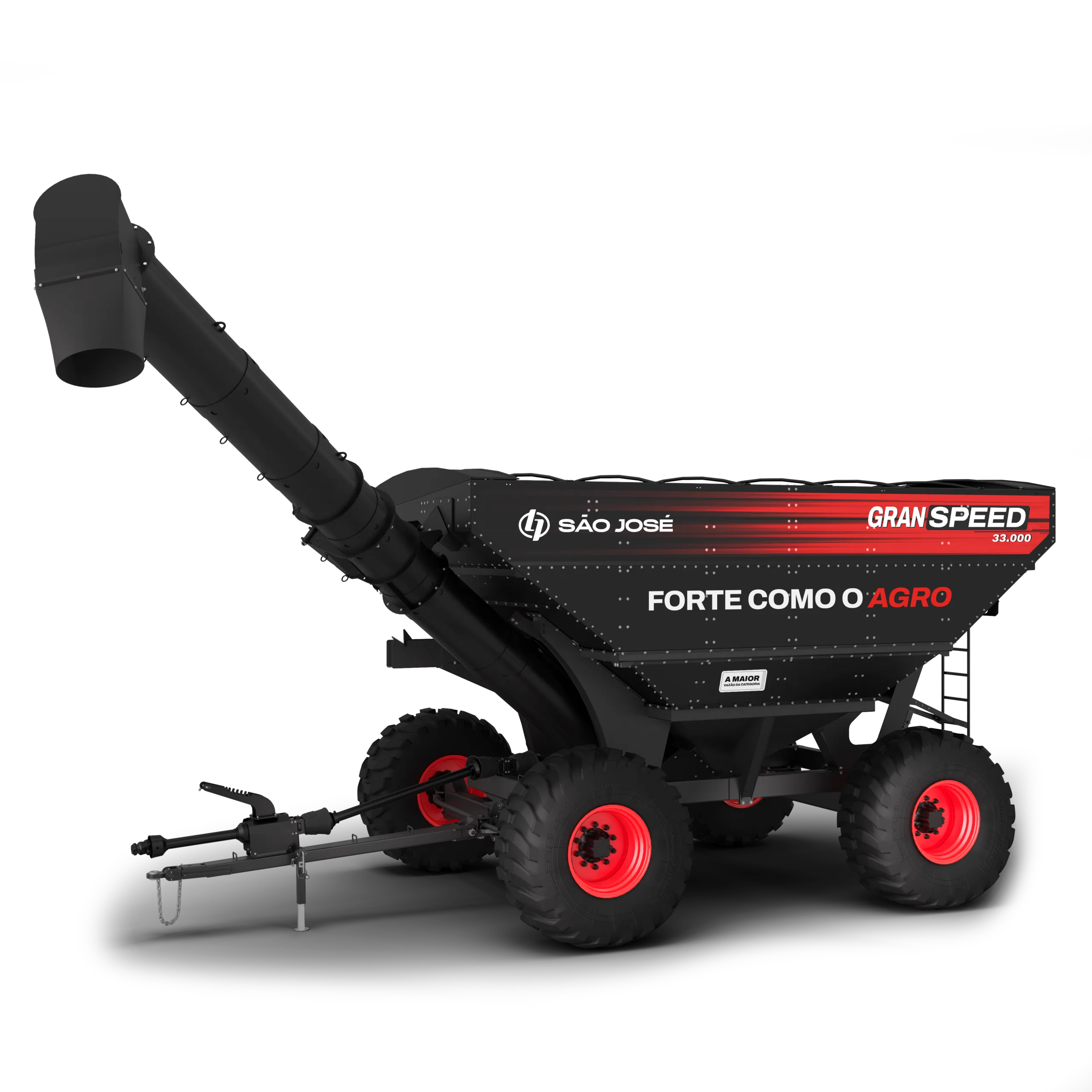 Carreta Graneleira Gran Speed 33000 - Pneus 30.5Lx32, lona fácil e redutor de rotação 540/1000rpm