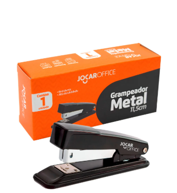Grampeador (em Metal) Jocar Preto P/25fls. 11,5cm