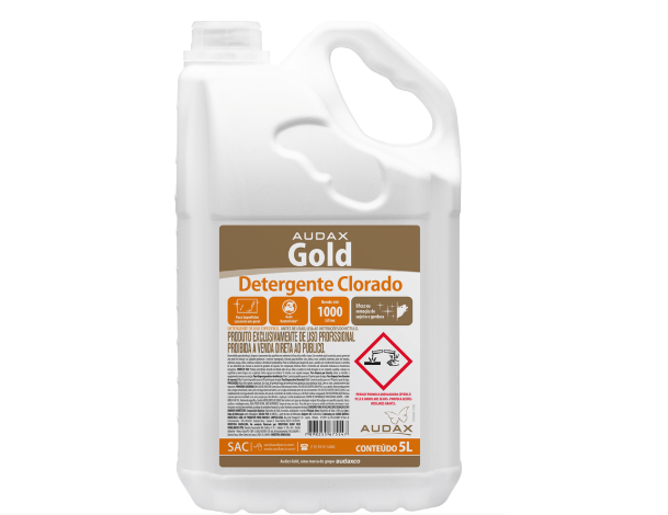GOLD DETERGENTE CLORADO 5LT