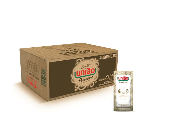 ACUCAR UNIAO SACHE PREMIUM 400UND