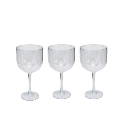 Kit c/5 Taças p/ Gin 500ml Acrílica Elite