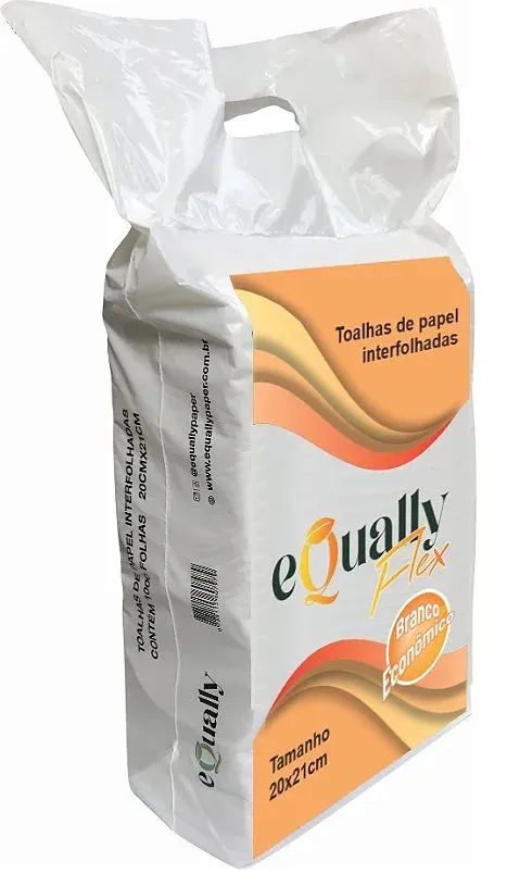 EQUALLY T. DE PAPEL INTERF. BRANCO ECONOMICO 20X21CM.