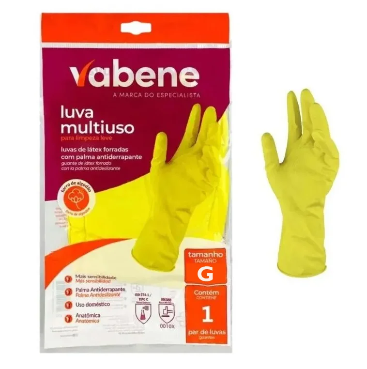 LUVA MULT GG AMARELA VABENE