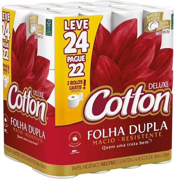 PAPEL HIGIENICO COTTON FD L24P22 30M SOFTYS
