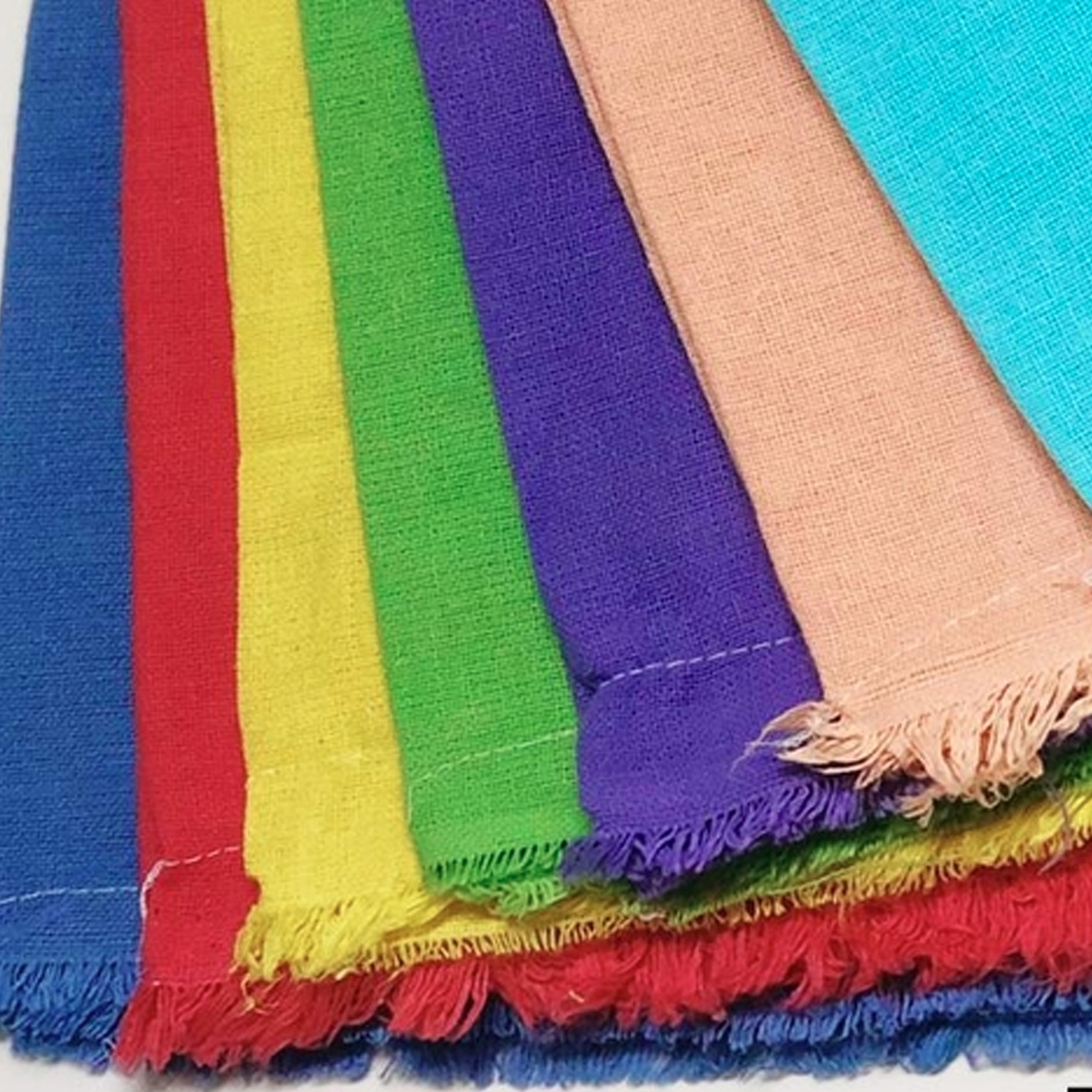 PANO ALVEJADO SIMPLES COLORIDO 45X70CM.