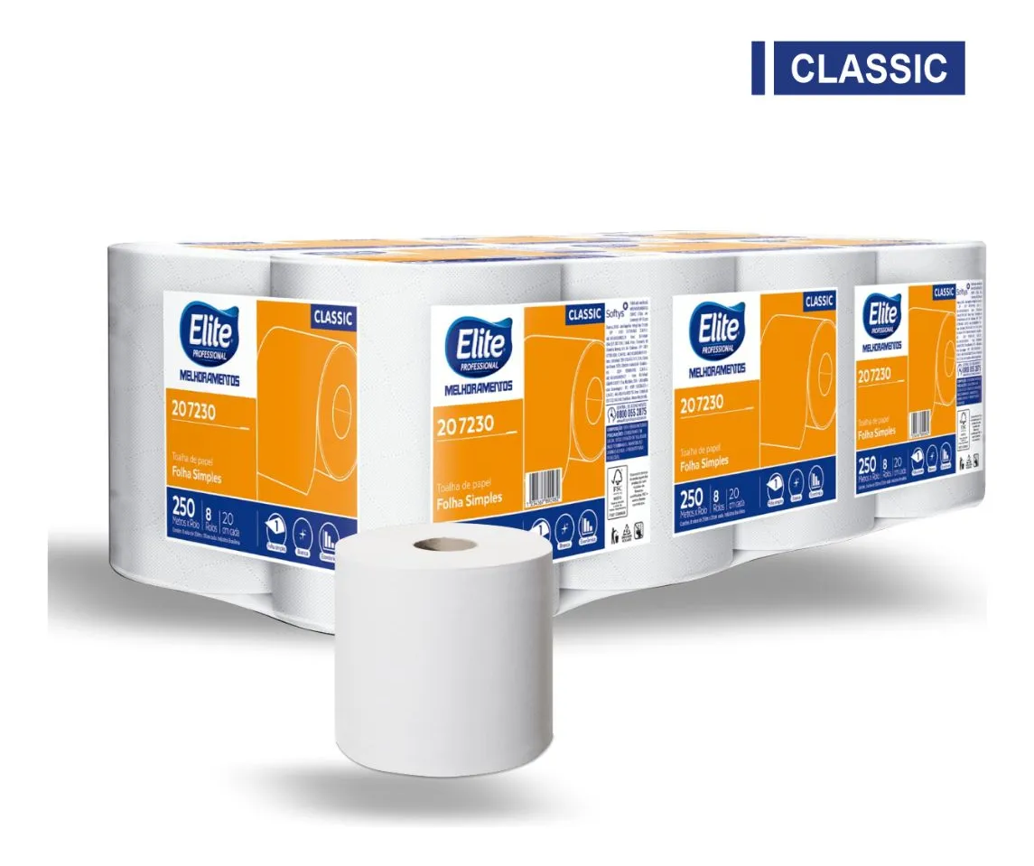 TOALHA DE PAP ELITE CLASSIC FS 8X250.