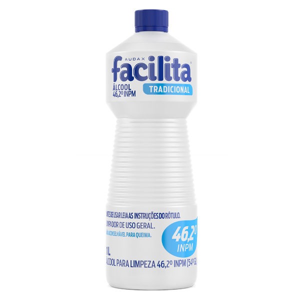  ALCOOL TRADICIONAL  46,2% 1L FACILITA AUDAX