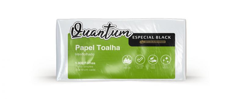 TOALHA DE PAPEL  INT QUANTUM ESP BLACK  7 X 1000F.