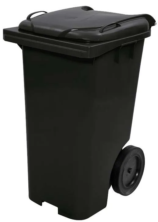 CONTENTOR PARA COLETA DE LIXO 240L PRETO TONK.