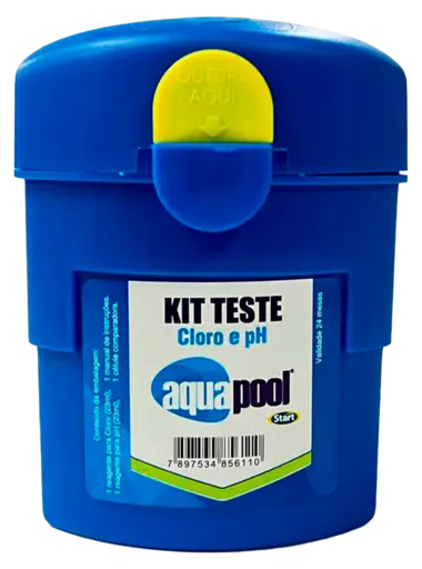 AQUAPOOL ESTOJO DE TESTES CLORO E PH.