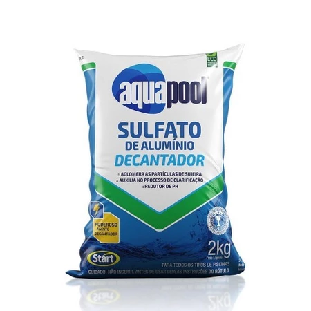 AQUAPOOL SULFATO DE ALUMINIO DECANTADOR GRANULADO 2KG.