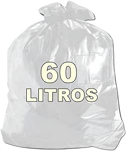 SACO P. LIXO 60L 0,4 TRANSPARENTE C/100