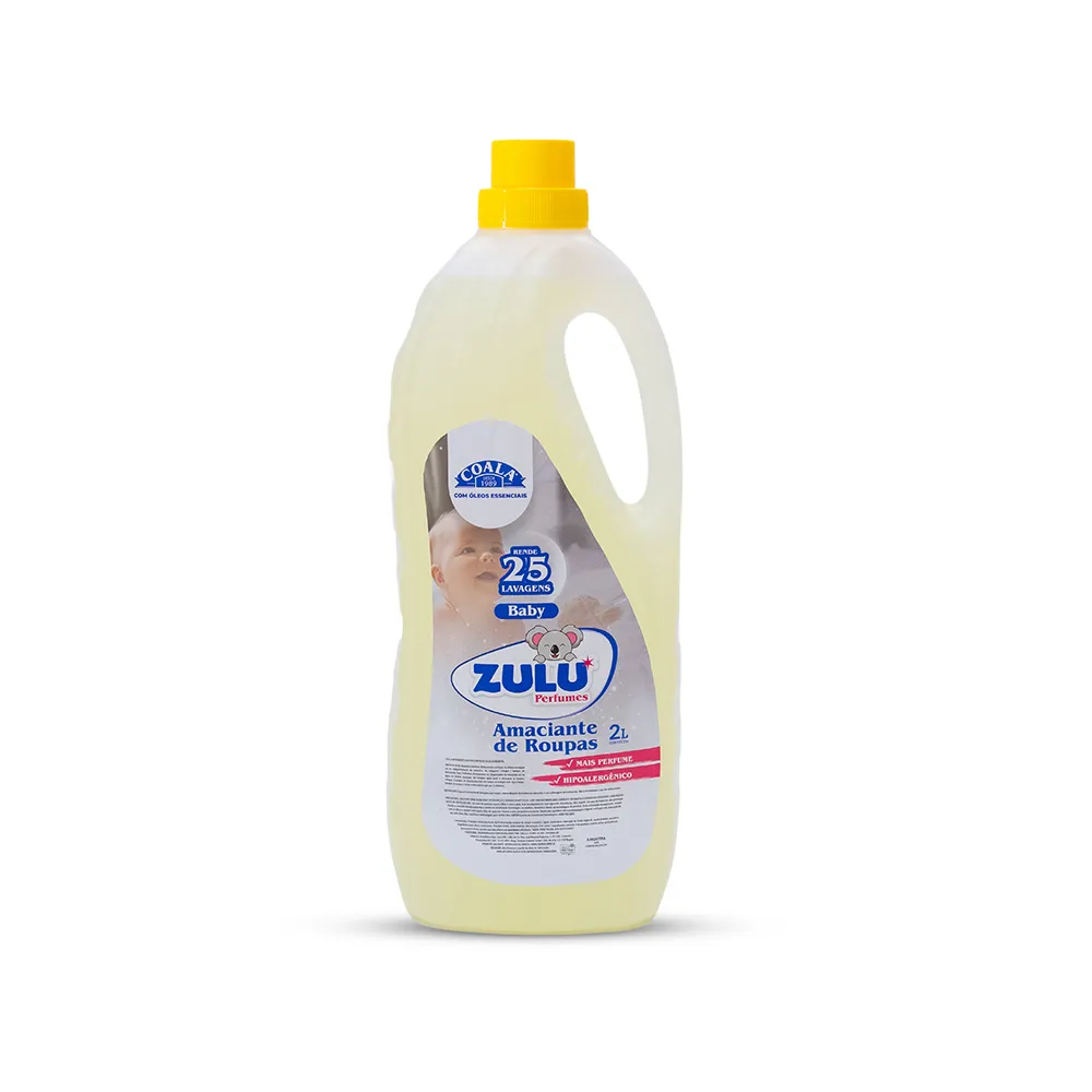 AMACIANTE DE ROUPAS LIQUIDO BABY ZULU PERFUMES COALA 2LT.