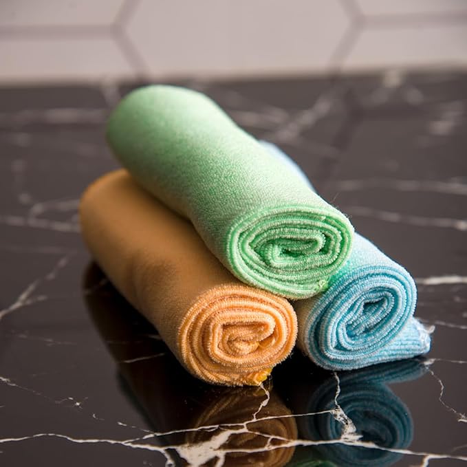 KIT 3 PANOS MICROFIBRA MULTIUSO 28cm x 28cm SORTIDO