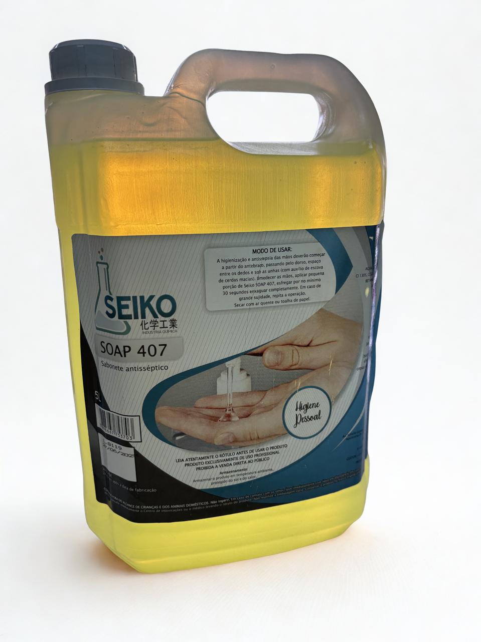 407 - SEIKO SOAP SABONETE LQ ANTISSEPTICO 5L