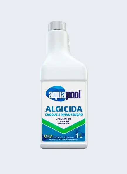 AQUAPOOL ALGICIDA CHOQUE E MANUTENCAO LIQUIDO 1L.