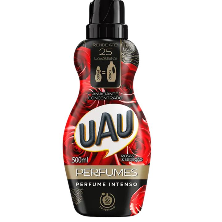 AMACIANTE CONCENTRADO UAU ROSA E SEDUC 500ML.