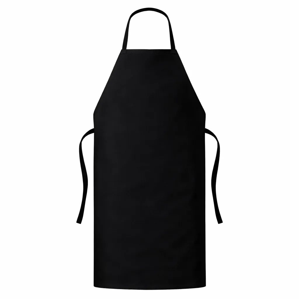 AVENTAL PVC FORRADO PRETO.