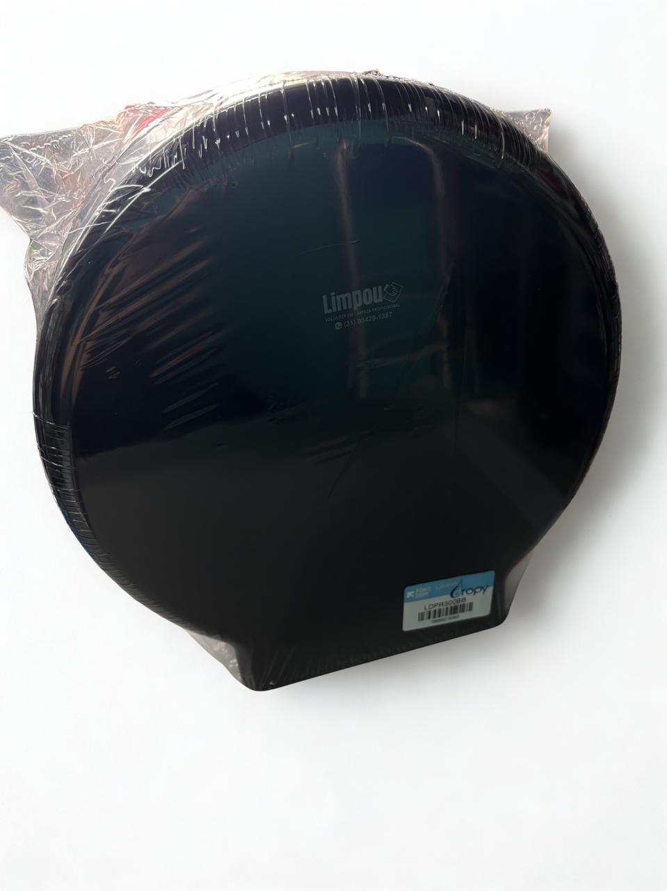 DISPENSER PORTA HIGIENICO PRETO