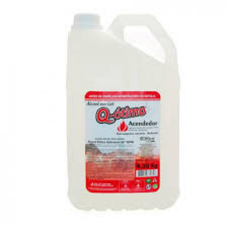 ALCOOL EM GEL Q-OTIMO ACENDEDOR 80% 5 LT.