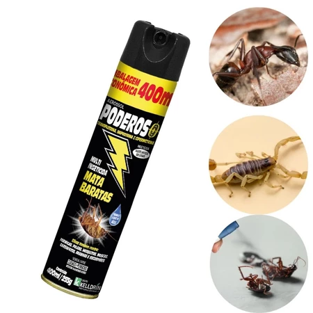 PODEROSO MATA BARATAS AEROSOL 400ML KELLDRIN