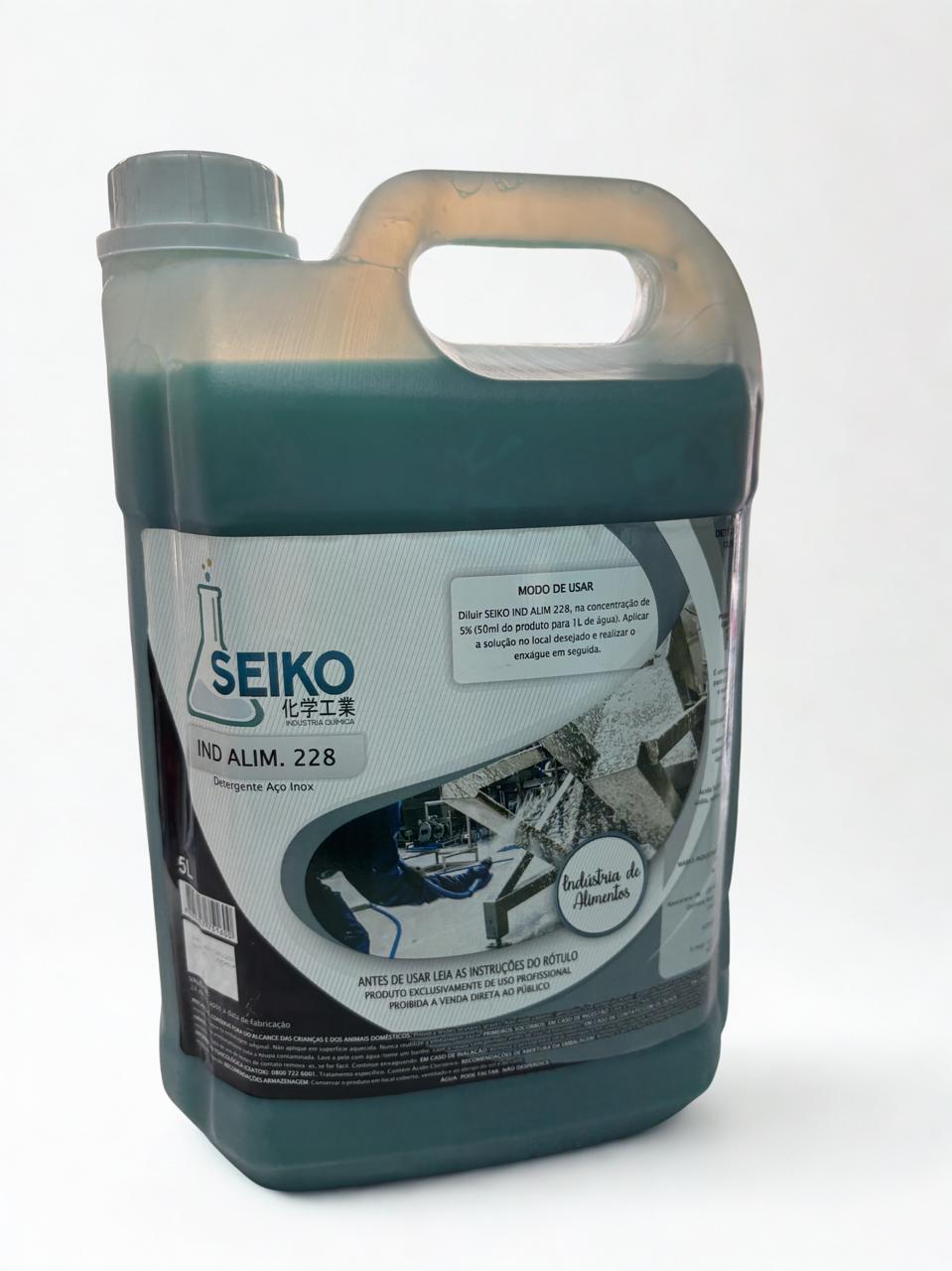 228 - SEIKO IND ALIM DETERG. ACO INOX 5L
